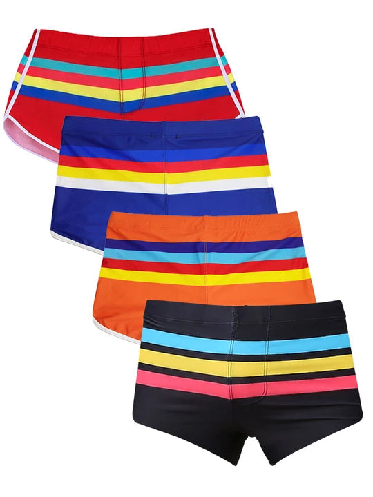 Sexy Striped Swim Trunks - DK001 - YDressup