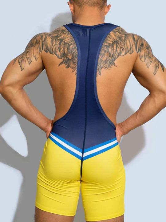 D.M Men's Tight Stretch Singlet - YNY015