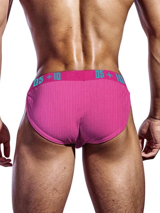 Men's High Cut Cotton Briefs - SJK025