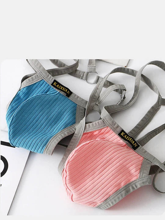 Men's Thin Strap Hollow Breathable Cotton Jockstrap - HDZ038 - YDressup