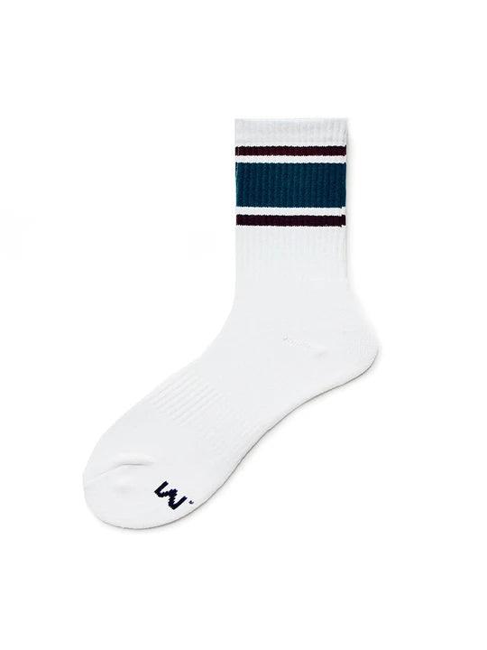 D.M Rainbow Striped Sports Cotton Socks - WZ002