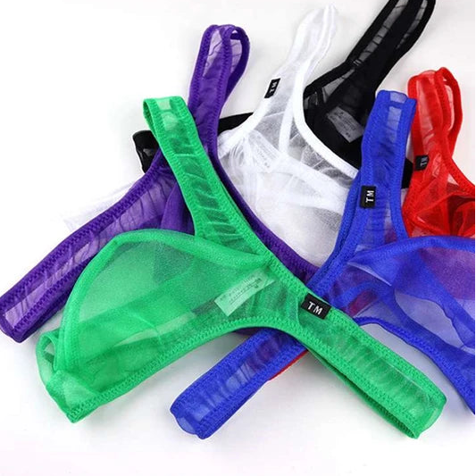 Men's Mesh Elephant Trunk Thong - DZK017 - YDressup