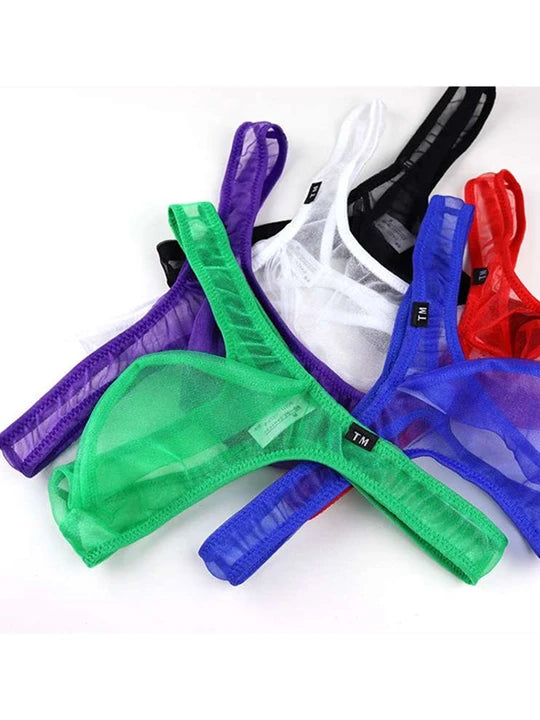 Men's Mesh Elephant Trunk Thong - DZK017 - YDressup
