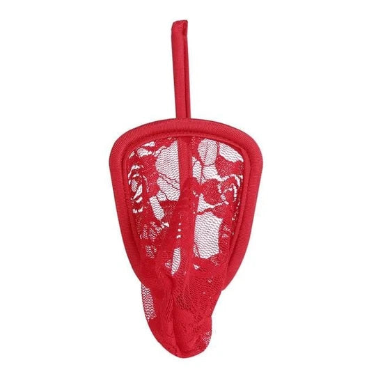 Sheer Lace C-String for Men - CS001 - YDressup