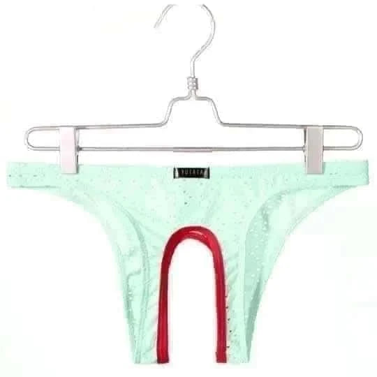 Peek-a-boo No Crotch Mesh Briefs - SJK033 - YDressup