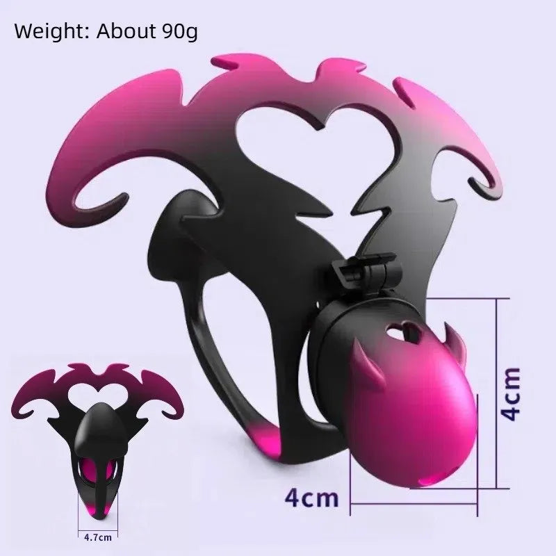 Angel 3D Sissy Chastity Cage - YJS007