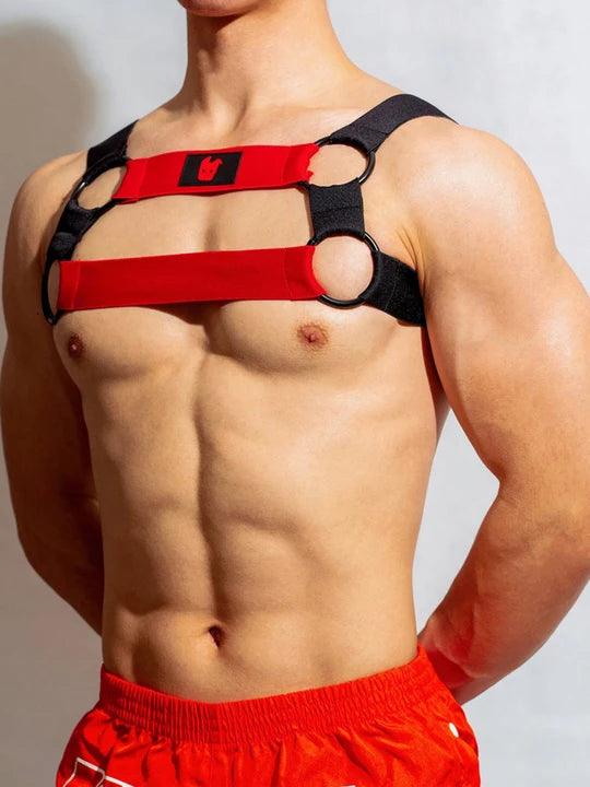 D.M Chest Sexy Shoulder Strap Harness - KB038