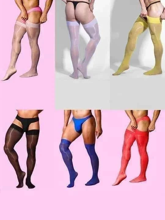Knee High Nylon Stockings - Black - CW010 - YDressup