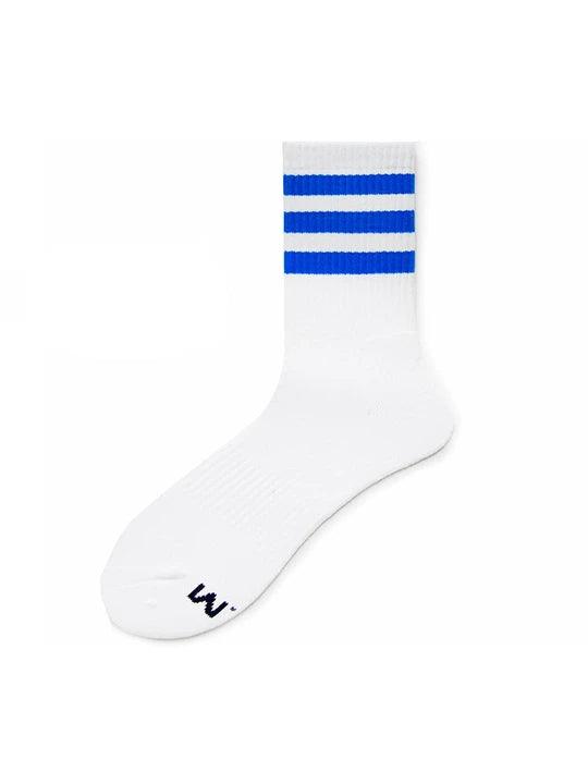D.M Rainbow Striped Sports Cotton Socks - WZ002