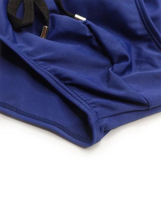 Men's Fashion Side Zip Swim Briefs - YK005 - YDressup