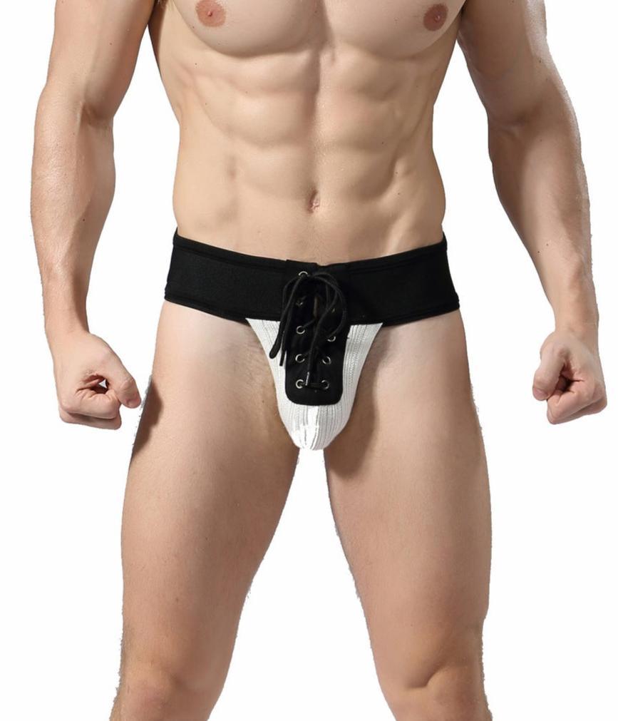 Lace-Up Camo Sexy Jockstrap - HDZ021 - YDressup