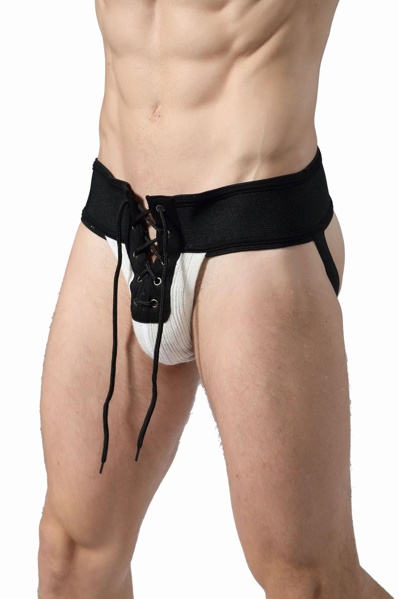 Lace-Up Camo Sexy Jockstrap - HDZ021 - YDressup