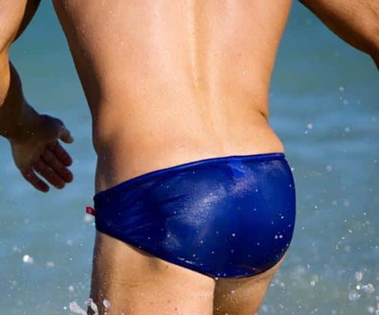 Day Off Fitted Transparent Swim Briefs - YK018 - YDressup