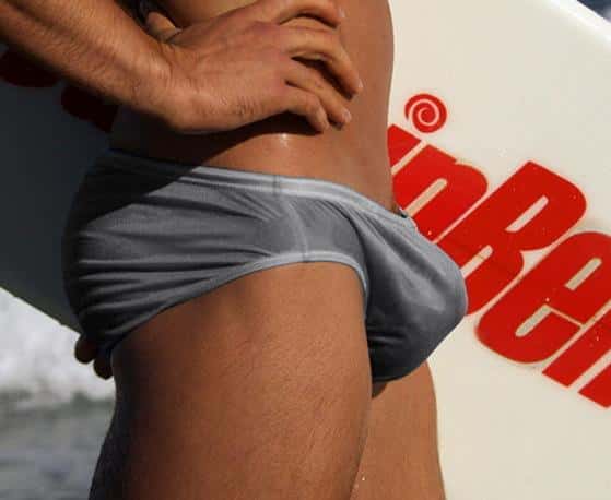 Day Off Fitted Transparent Swim Briefs - YK018 - YDressup