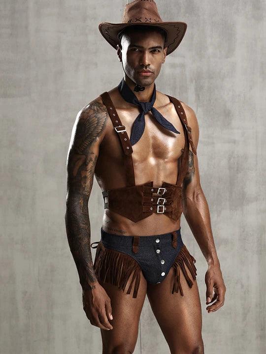 Sexy Cowboy Man Cosplay Suit - ZF007 - YDressup