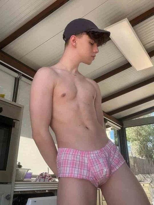 Low Rise Sexy Plaid Home Boxer Briefs - PJK001