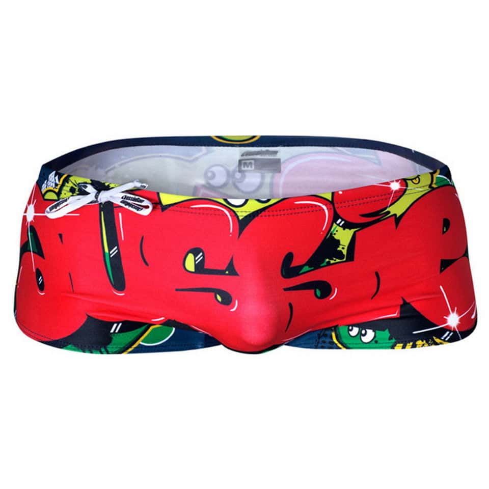 Men's Fashion Letter Printed Swim Trunks - DK002 - YDressup