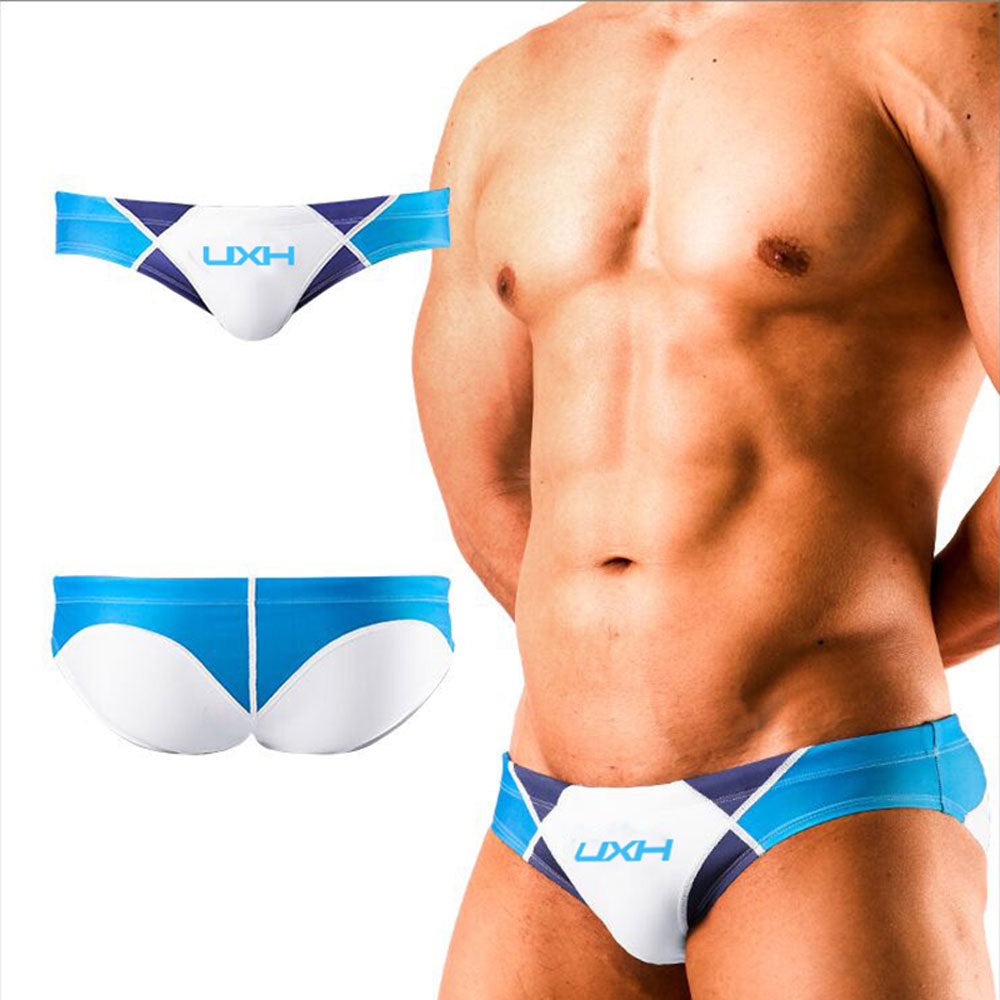 Men's Low Rise Swim Briefs Swimwear Underwear Quick Drying with Cup - YK065 - YDressup
