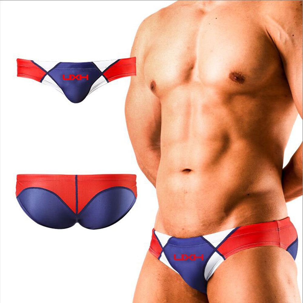 Men's Low Rise Swim Briefs Swimwear Underwear Quick Drying with Cup - YK065 - YDressup