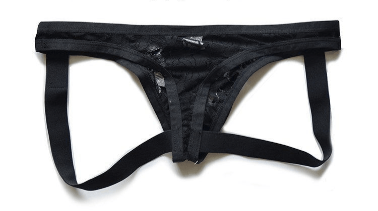Men's Sexy Transparent Lace Thong - HDZ031 - YDressup