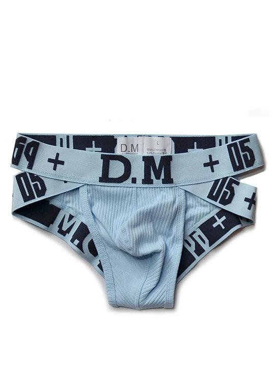 D.M Low Waist Sexy Men's High Briefs - SJK047