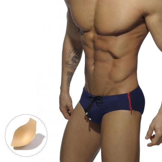 Men's Fashion Side Zip Swim Briefs - YK005 - YDressup