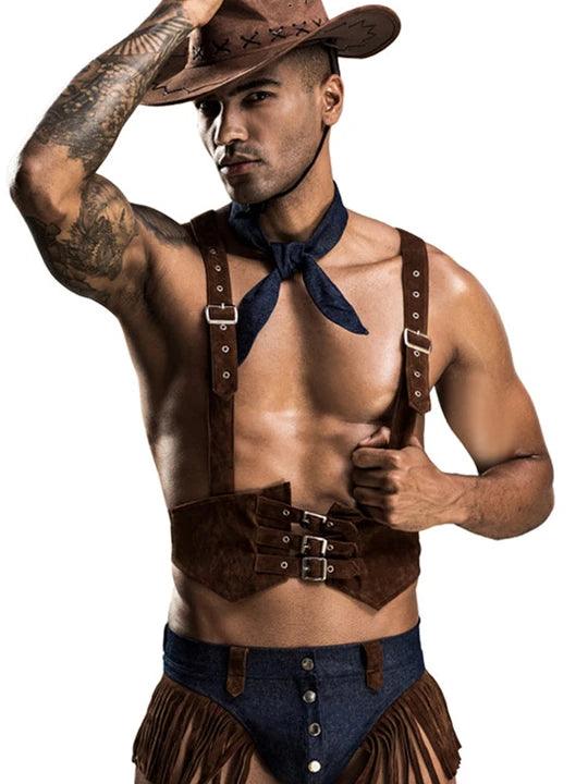 Sexy Cowboy Man Cosplay Suit - ZF007 - YDressup