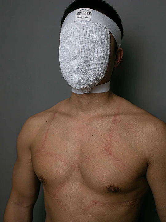 Men's Dual-Use Mesh Breathable Mask Jockstrap - HDZ001 - YDressup