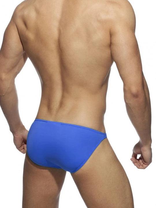 Men's Solid Colour Sexy Cup Swim Briefs - YK004