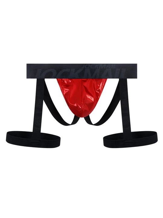 Jockmail Hollow Out Four Corner Nylon Thongs - HDZ010 - YDressup