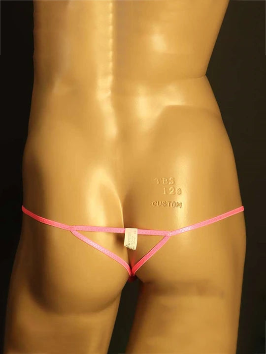 Men's Sexy Nylon Thong | Hollow-out Sheer Underwear - DZK018