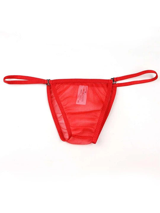 Men's Mesh Breathable Silky Highly Elastic Thongs - DZK050 - YDressup
