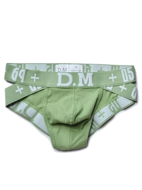 D.M Low Waist Sexy Men's High Briefs - SJK047