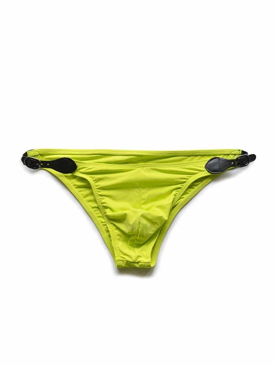D.M Men's Double Side Button Low Rise Briefs - YK053 - YDressup
