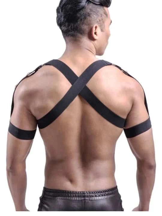 Fluorescent Glow In The Dark Elastic Harness - KB062