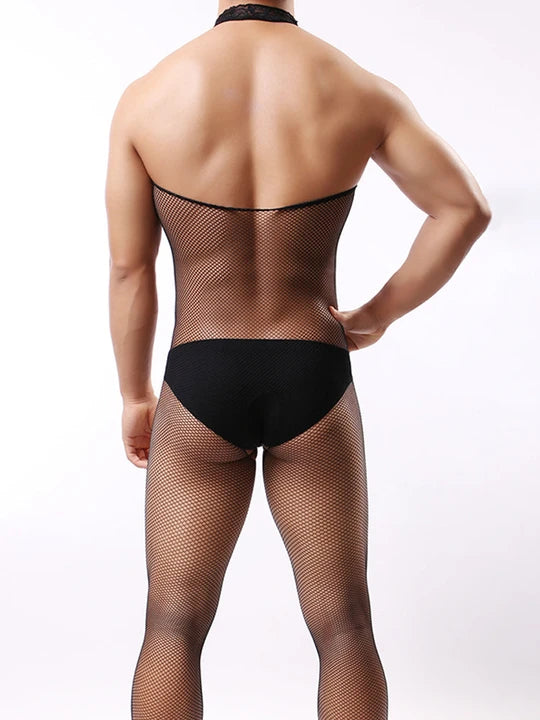 Men's Pullover Mesh Stockings - LTW018 - YDressup