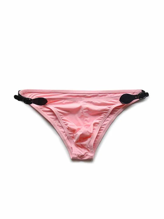 D.M Men's Double Side Button Low Rise Briefs - YK053 - YDressup