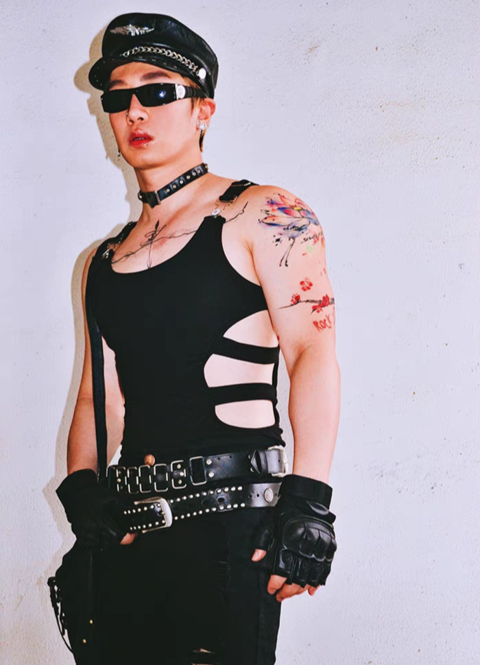 Men's Athletic Tank Top Sleeveless Body Shaper Vest - TT003 - YDressup