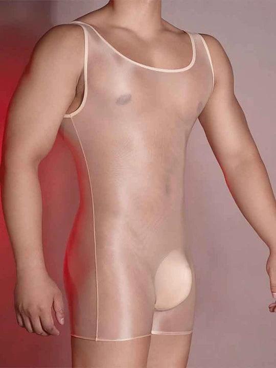 Men's Sexy Thin Transparent Bodysuits - LTY012 - YDressup