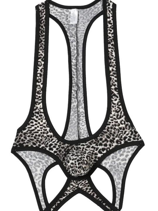 Men's Mesh Breathable One-piece Bodysuit - LTY017 - YDressup