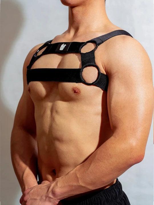 D.M Chest Sexy Shoulder Strap Harness - KB038 - YDressup