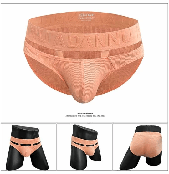 Men's Hollow Out Suspenders Low Rise Briefs - SJK021