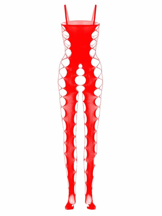 Men's Crotchless One-Piece Suspender Stockings - LTW020 - YDressup