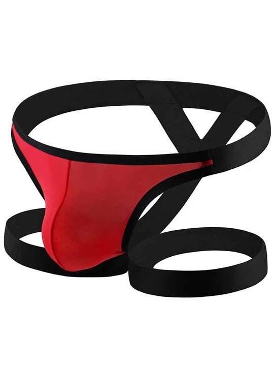 Men's Ice Silk Leg Band Thong - HDZ007