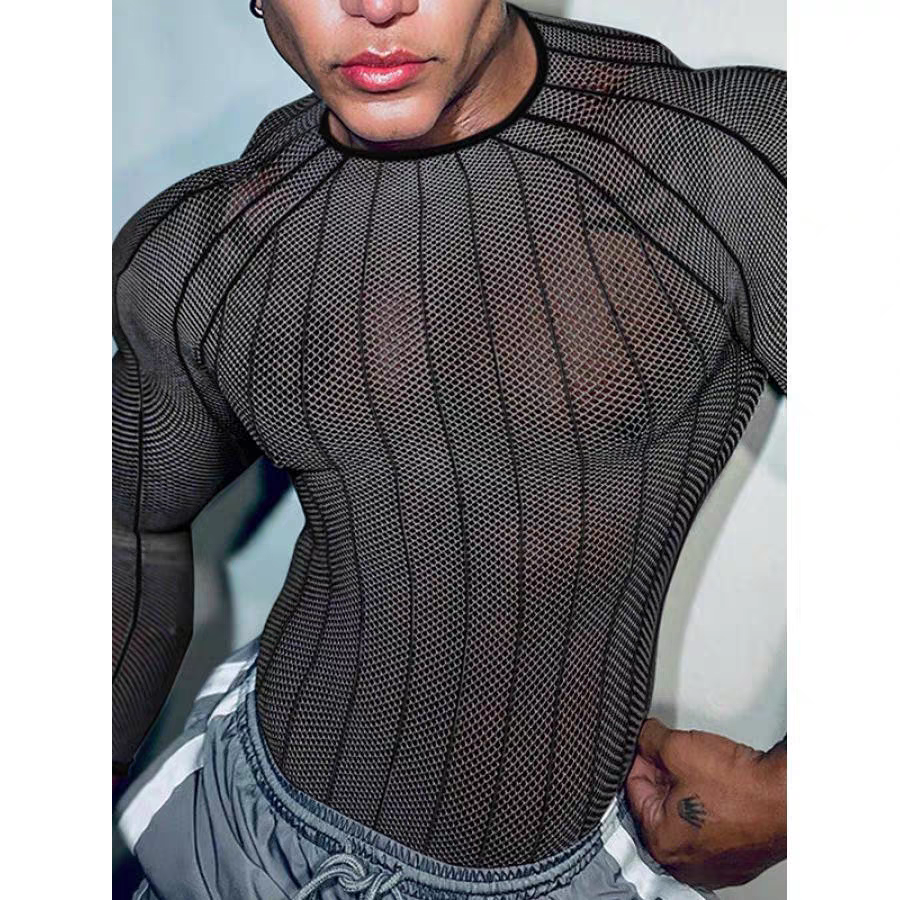 Men's See-through Thin Design T-shirts - SBS048
