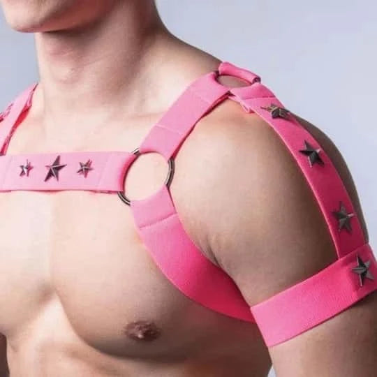 Fluorescent Glow In The Dark Elastic Harness - KB062
