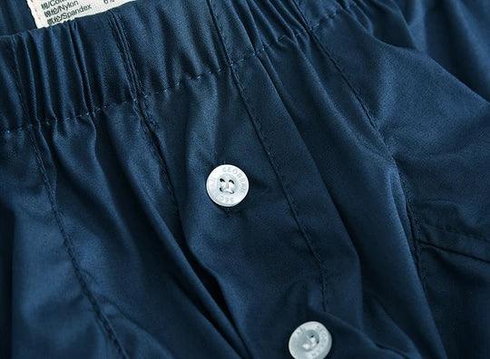 Men's Cotton Home Boxer Briefs - PJK015 - YDressup