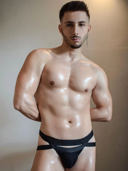 Men's Metal Ring Thong - HDZ022 - YDressup