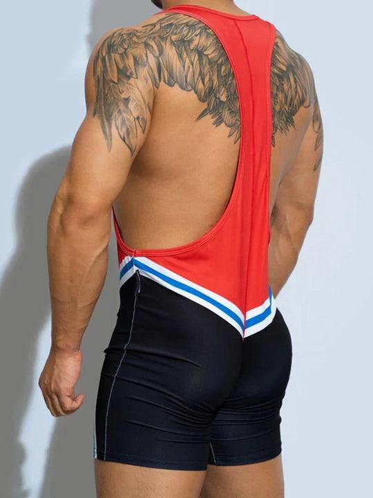 D.M Men's Tight Stretch Singlet - YNY015