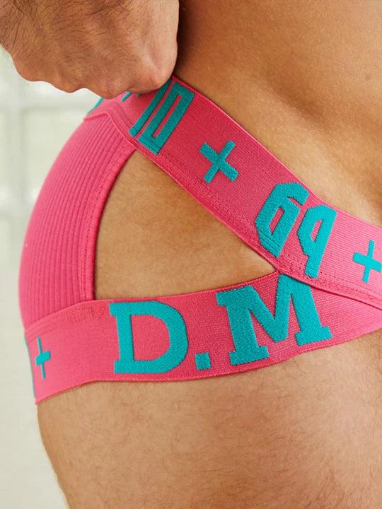D.M Low Waist Sexy Men's High Briefs - SJK047